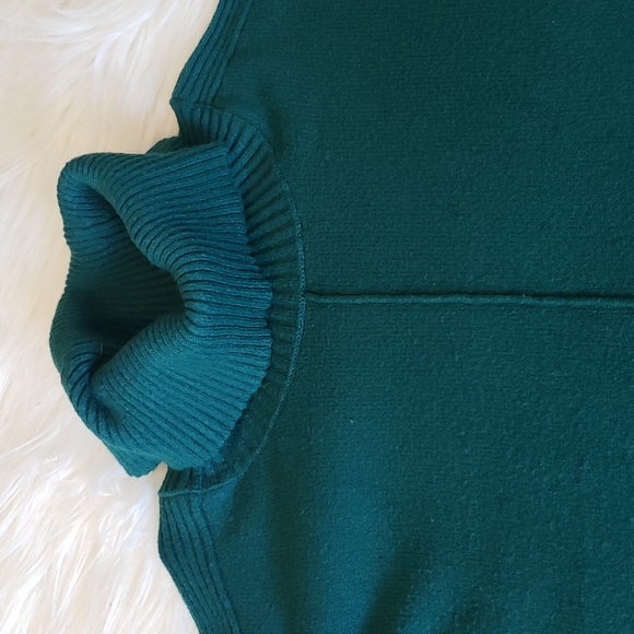 Blue/green turtleneck sweater size S - Picture 3 of 12